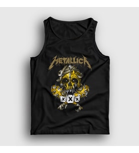 Presmono Unisex Siyah XXX Metallica Atlet 68077tt