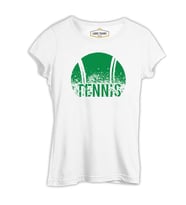 Tenis - Tennis Green Beyaz Kadın Tshirt
