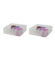 ÇEKMECE İÇİ DÜZENLEYİCİ SET,12 BÖLMELİ PVC 2 ADET 30X30X10CM