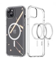 Dux Ducis Clin Mag Series iPhone 15 Plus Magsafe Uyumlu Manyetik Silikon Kılıf (Şeffaf)