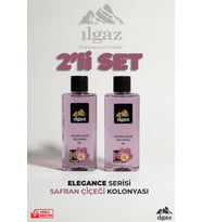 Ilgaz Safran Çiçeği Kolonyası 2'li Set 80 Derece 400 ml Elegance Series