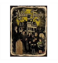 The Addams Family Art Mdf Poster