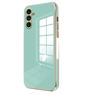 Galaxy A25 5G Kılıf Volet Silikon - Açık Yeşil