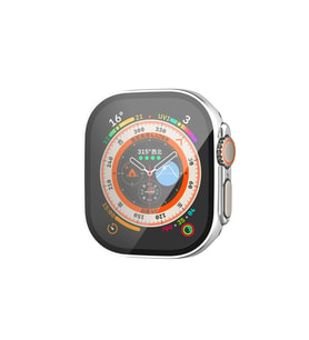 Mey İthalat® Watch 49Mm Legend Camlı Kasa Ekran Koruyucu - Gümüş