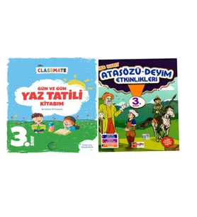 3. Sınıf Gün Ve Gün Yaz Tatili Kitabım Ve  Atasözü-Deyim Etkinlikleri