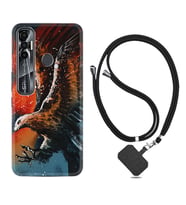 Tecno Spark 6 6 Go 8C 8 Pro 7 7 Pro Kılıf Boyun Askılı Silikon Kartal Uçarken 1718