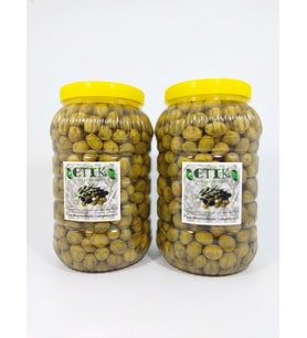 İzmir Çili Cinsi Kırma Tatlanmış Zeytin 3 Kg+3 Kg