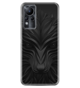 INFINIX Note 11 Pro Note 10 Hot 9 Play Kılıf Desemli Silikon Black Fox 1325