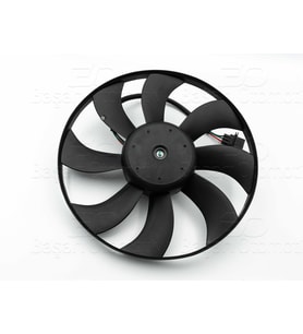 Volkswagen Polo 2010 Sonrası Fan Motoru Davlumbazsız (395mm - 3 Fiş - 8 Kanat)