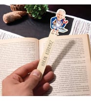 Kişiye Özel Mangalcı Baba Karikatürlü Çubuk Kitap Ayracı