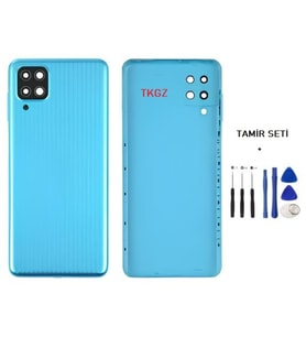 Samsung Galaxy M12 - SM-M127 FULL Kasa Arka Kapak Takım YEŞİL - TAMİR SETİ