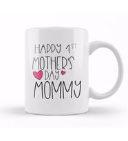 Happy 1st Mother s Day New Mommy First 2020 Kupa Bardak Porselen
