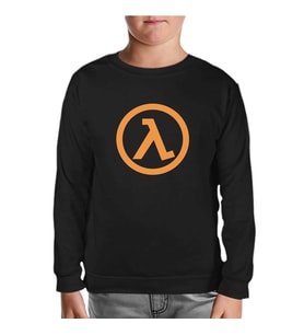Half Life - Logo Siyah Çocuk Sweatshirt