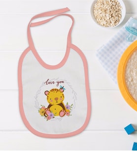 BK Kids Pembe Bebek Mama Önlüğü - Model 157