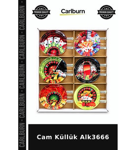 Özel Üretim Şık Modern Ev Aksesuarı Masaüstü Dekoratif Cam Küllük Alk3666