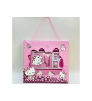 Sanrio Kuromi Hello Kitty 8 Parça Kırtasiye Seti Okul seti Hello Kitty My Melody Kırtasiye Seti (Pembe)