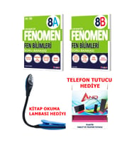 Fenomen Yayıncılık 2024-2025 Müfredat Fenomen 8 Sınıf LGS Fen Bilimleri A Ve B Serisi Soru Bankası Ve Hediyeler (Çok Renkli)