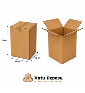 15x15x20 cm Karton Kutu (25 ADET)