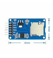 Micro Sd Kart Modülü Hafıza Kartı Microsd Kart Bellek Spı Okuyucu