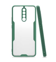 Xiaomi Redmi 9 Kılıf Parfe Kenarları Pastel Renk Silikon Kılıf (Yeşil)