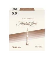 D'Addario RML10BCL350 Mitchell Lurie Bb Klarnet Kamışı No: 3.5 (İleri Seviye) - 10'lu Paket  Klasik Müzik Öğrencileri İçin İdeal, Hassas Tepki ve Zengin Tını