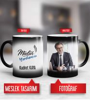 Müdür Yardımcısı Kupa Bardak Sihirli Fotoğraflı