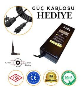 Asus ile Uyumlu X570UD  Adaptör, Şarj Aleti Cihazı 120W (Siyah)