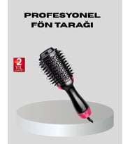 1200W Fön Tarağı – 3 Isı Ayarı, Negatif İyonlu, Hızlı Ve Pürüzsüz Sonuç