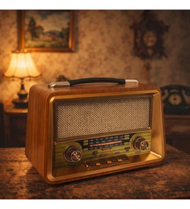 Everton Rt-680 Büyük Boy Bluetooth Usb Radyo %100 Nostaljik Çalar
