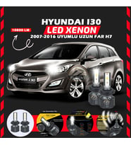 Hyundai İ30 2007-2016 Uzun Far Uyumlu Şimşek Etkili Led Xenon Premium Series H7