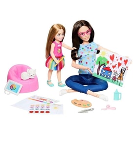 Barbie ve Chelsea Sanat Atölyesi Oyun Seti HRG48
