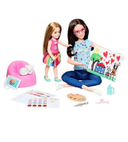 Barbie ve Chelsea Sanat Atölyesi Oyun Seti HRG48
