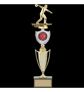 ODAK KUPA - Figürlü Kupalar - Bowling Erkek Figürlü Kupalar FG-042 B - 45 cm