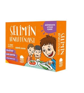 SELİMİN RENKLİ DÜNYASI 3.SINIFLAR İÇİN 10 LU KİTAP  SETİ    MAVİ KİRPİ