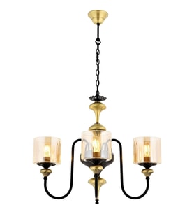 AVONNI AV-4161-3E Eskitme Kaplama Modern Avize E27 Metal Cam 62cm
