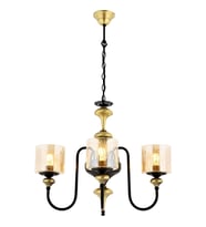 AVONNI AV-4161-3E Eskitme Kaplama Modern Avize E27 Metal Cam 62cm