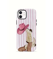 iPhone 12 Vorian Çift Katmanlı Kılıf Pink Rodeo