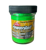 Berkley PowerBait Doğal Kokulu Glitter (Simli) Alabalık Hamuru - Spring Green