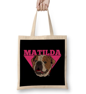 Matilda Bulldog Smith Bez Çanta Uzun Saplı