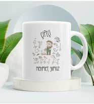 Çiftçi Kupa Bardak Beyaz