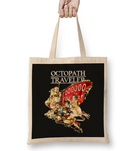 Octopath Traveler Bez Çanta Uzun Saplı