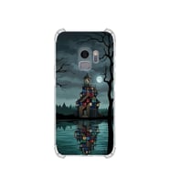 PrintiFy Samsung Galaxy S9 ile Uyumlu Simya Serisi Gölge Ve Cam Tasarımlı Uv Baskılı Köşe Korumalı Antişok Kılıf