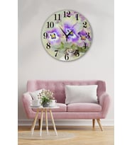 Bilge Retro Tasarımlı Duvar Saati 35 X 35 Cm (Baskılı)