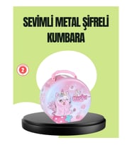 Mey İthalat® Eğitici Çocuk Para Kasası Kişisel Eşya ve Para Saklama