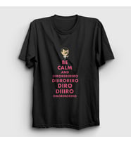 Presmono Unisex Siyah Be Calm Queen Freddie Mercury T-Shirt 34191tt