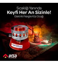 Yuvarlak Galvaniz Elektrikli Nargile Köz Ocağı