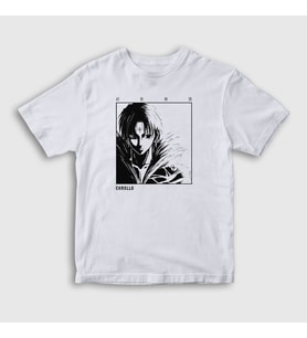Presmono Unisex Çocuk Beyaz Chrollo Lucilfer V3 Anime Hunter X Hunter T-Shirt 268042tt
