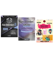 TUDEM YAYINLARI LGS FEN BİLİMLERİ 3 BOYUT BECERİ TEMELLİ SORU BANKASI - FEN BİLİMLERİ KLAVUZ DENEME