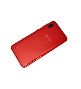 Tkgz Samsung Galaxy A10 A105 Kasa Arka Pil Batarya Kapağı KIRMIZI