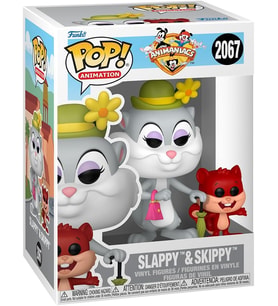 Funko Pop! & Buddy: Animaniacs - Slappy & Skippy - Koleksiyon Vinil Figür - Hediye Fikri - Resmi Ürü (Krem)